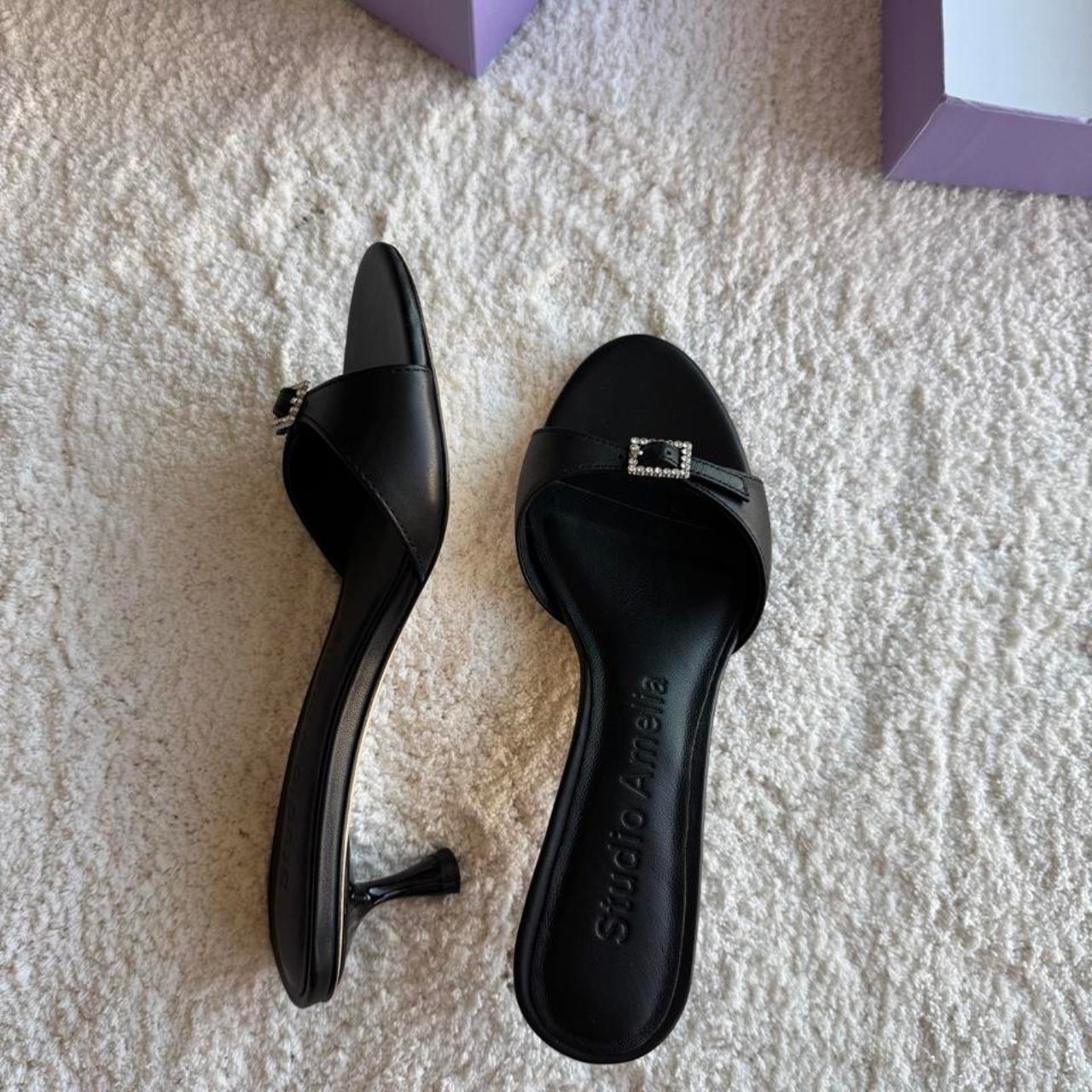 Black Studio Amelia Greta 50 Mule — image 3 of 7